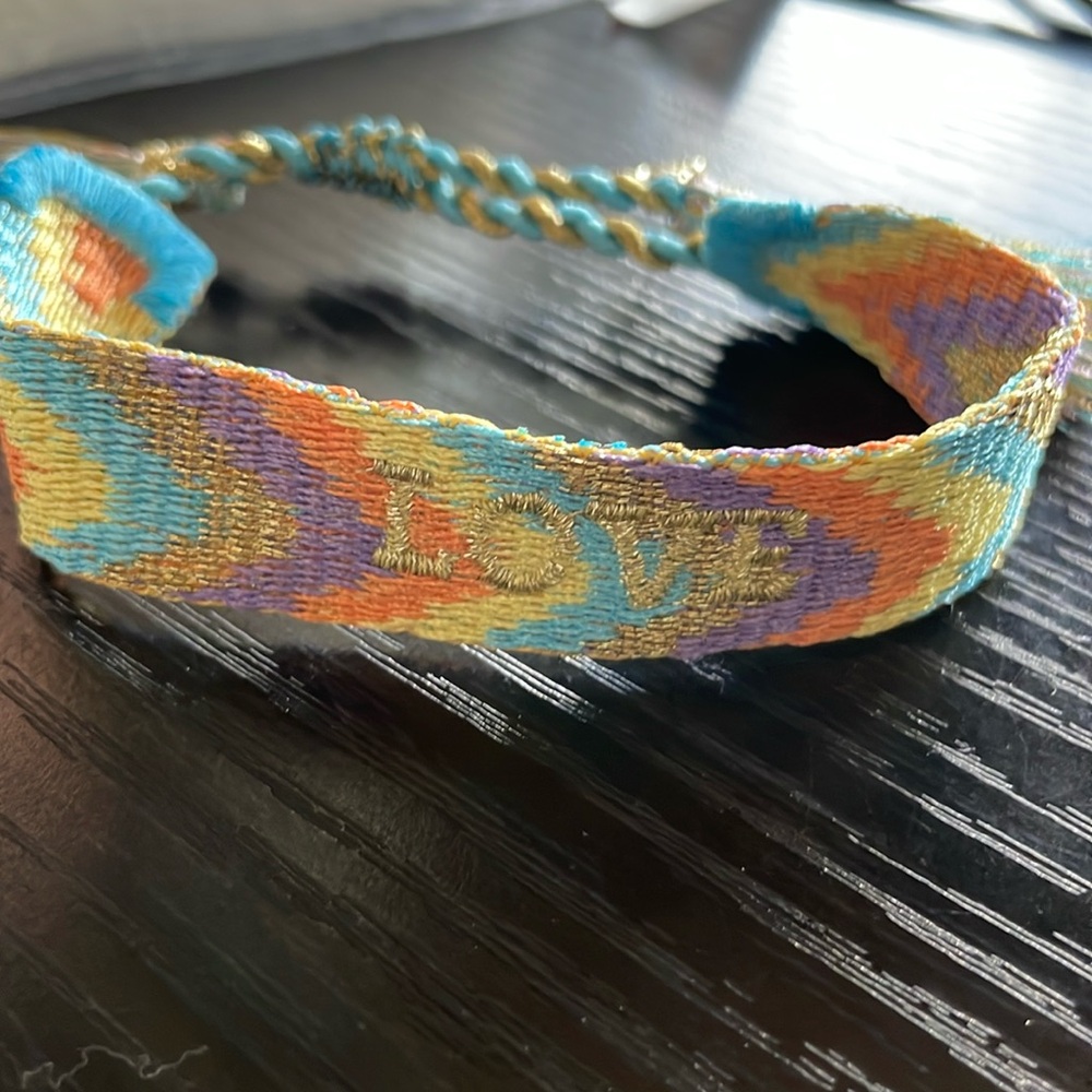 Kendra Scott Love Gold Friendship Bracelet In Multi Mix
